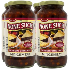 None Such Mincemeat Classic Original with Raisins & Apples, 27 Ounce (Pack of 4)