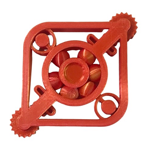 LINASHI Fidget Toy Portable Fingertip Rotating Gear Hand Fidget Spinner Gear - Picture 9 of 9