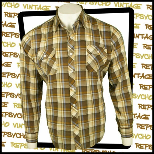 Polyester Western Vintage Casual Shirts & Tops for Men