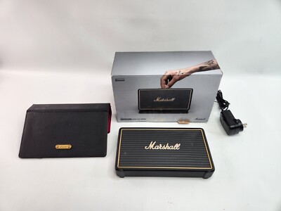 [最後の値下げ] Marshall Stockwell スピーカー（ケース付き） Marshall Stockwell Portable Bluetooth Speaker with Flip