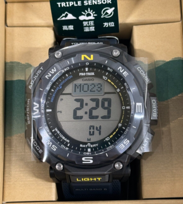 【稼働】CASIO PROTREK クライマーライン PRW-3400Y CASIO PRO TREK PRW-3400Y-2JF PROTREK Climber Line Japan import new