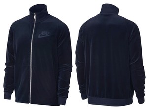 Nike-Sportswear-Velour-Track-Jacket-Zip-Obsidian-Blue-AH3386-451-New-SALE