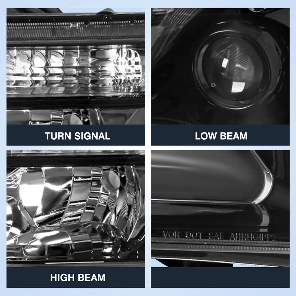 Par de montaje de faros de xenón HID para Acura MDX 2007-2009 sin AFS Foto 2 de 4