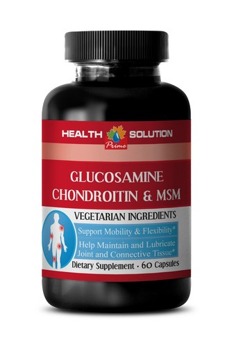bone strength supplement - GLUCOSAMINE CHONDROITIN & MSM - muscle recovery 1B