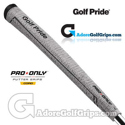 Neu Golf Pride Pro nur Red Star 72CC Full Cord Puttergriff - grau/schwarz