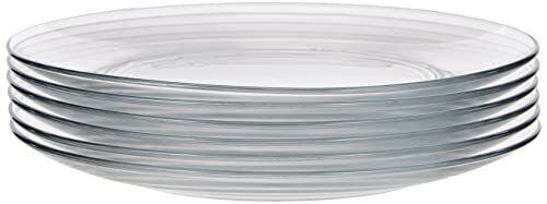 Lys Clear Dinner Plate 23,5 cm (9 1-4 in) Set Of 6 - Picture 1 of 12