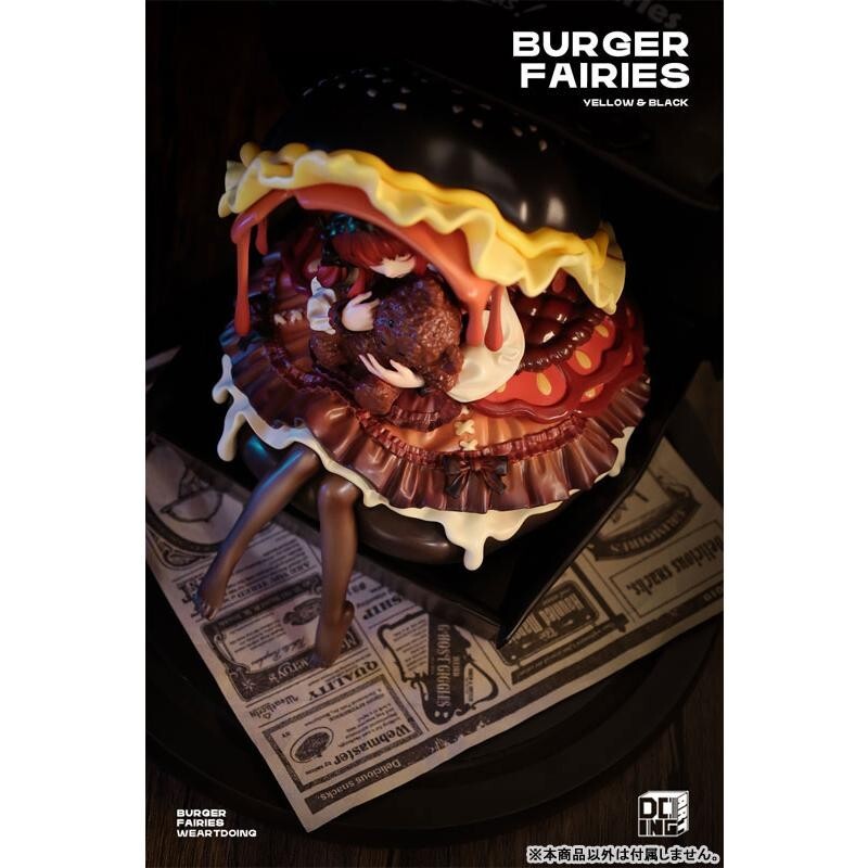 WE ART DOING Burger Fairies Black Deluxe Edition Figure New body