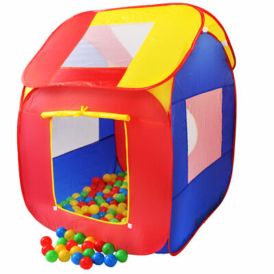 KIDUKU  Kinderzelt Pop Up + 200 Bälle + Tasche Spielzelt Garten