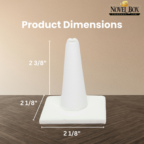 Novel Box Single Finger Ring Display Stand Holder Jewelry Display 2X2X2" - Picture 43 of 48