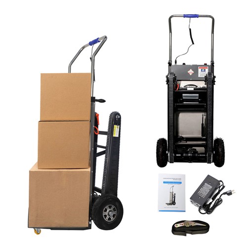 New 600W Electric Climbing Car, Hand Trolley Stair Climber Folding Hand Trolley - Picture 2 of 11