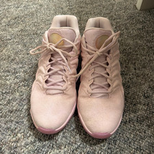 Nike Men Pink Low Top Lace-Up Solid Athletic ...