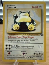 Pokémon TCG Snorlax 27/64 Jungle Rare English 1999 90 HP - MP on eBay