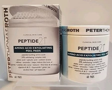 Peter Thomas Roth Peptide 21 Amino Acid Exfoliating Peel Pads 60 Pads Sealed $48