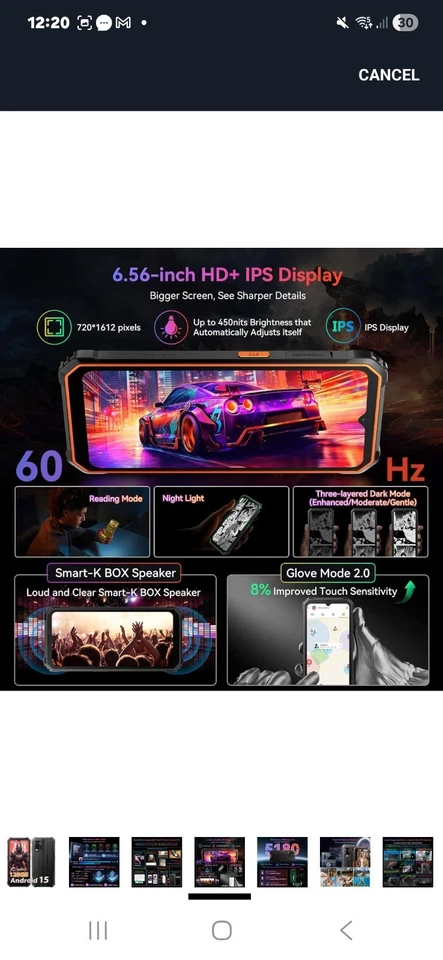 Blackview BV4800 Pro SmartPhone Android 15 Rugged Phone Dual SIM - Image 4 of 4