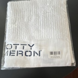 Scotty Cameron Golf Caddy Towel Cotton White/Blue Stripe 