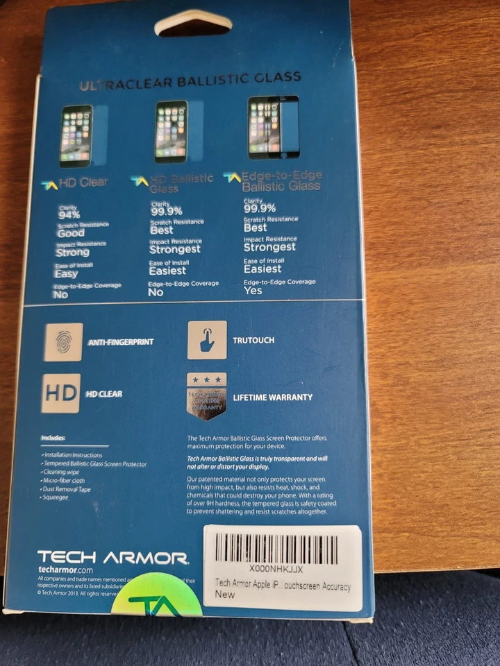 IPhone 6 Plus / 6S Plus Screen Protector By Tech Armor  Matte-Antiglare Glass - Image 2 of 2