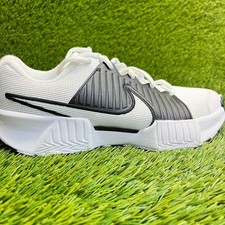 Nike Zoom Challenge Mens Size 6.5 White Black Athletic Pickleball Shoes Sneakers