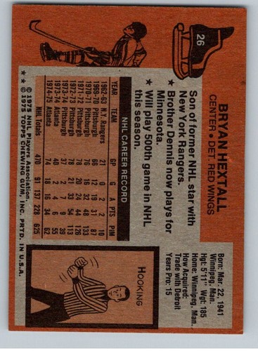 1975-76 Topps Hockey Cards Complete Your Set You Pick Choose Each #1 - 330 - Picture 29 of 367