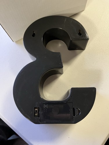 Decorative LED Soft White Light Up Number 3 Black Plastic Marquee Number #3 - Bild 6 von 8