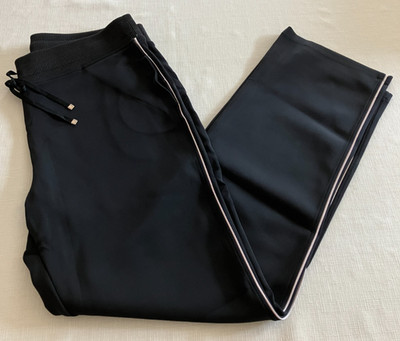 Victoria's Secret SPORT Black Track Pants, Active Athleisure w/ Pockets Medium M