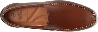 NEW JOHNSTON & MURPHY men\'s beck venetian loafer in tan full grain Men main image 2
