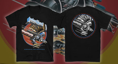Judas Priest   Screaming For Vengeance   Official Band Merch T-Shirt