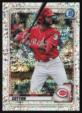 2020 Bowman Draft Chrome Speckle Refractor Quin Cotton #BD-104 GS1