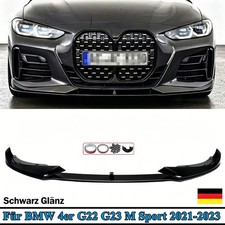 Frontspoiler hochglanz Schwarz für BMW G22 G23 M440i AC Optik Frontansatz 2021+