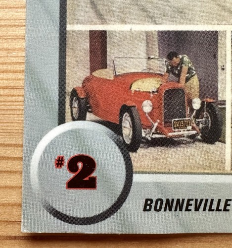Hot Rod Bonneville Speed Coupe#2 Johnny Lightning Mexican Road Race Trading Card - Picture 4 of 6