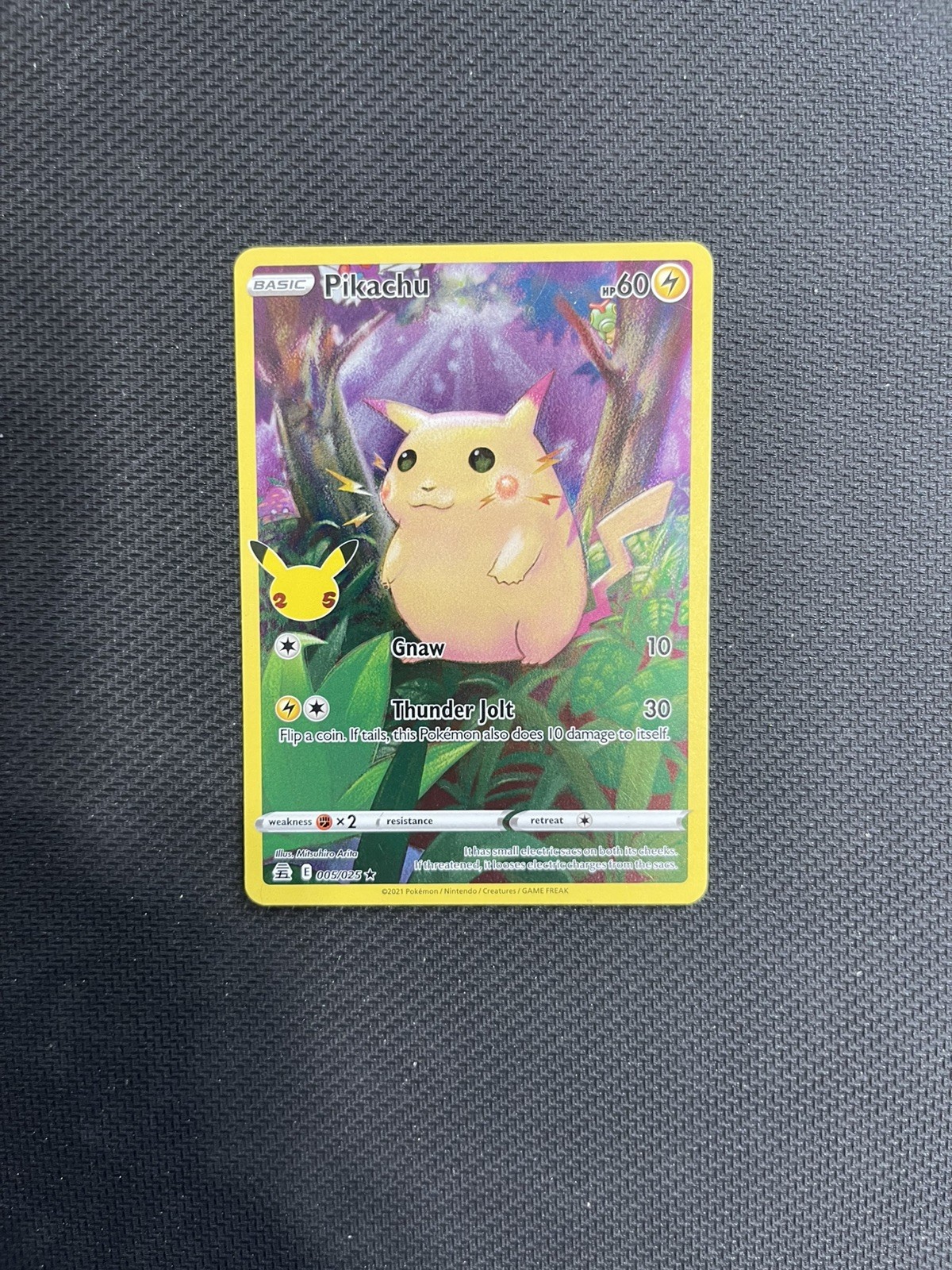 2021 Pokemon Celebrations Pikachu 005/025 Holo Rare LP