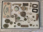 New Listing​VINTAGE CIVIL WAR RELIC LOT Metal Detecting Minié Balls Coins Pocket Watches