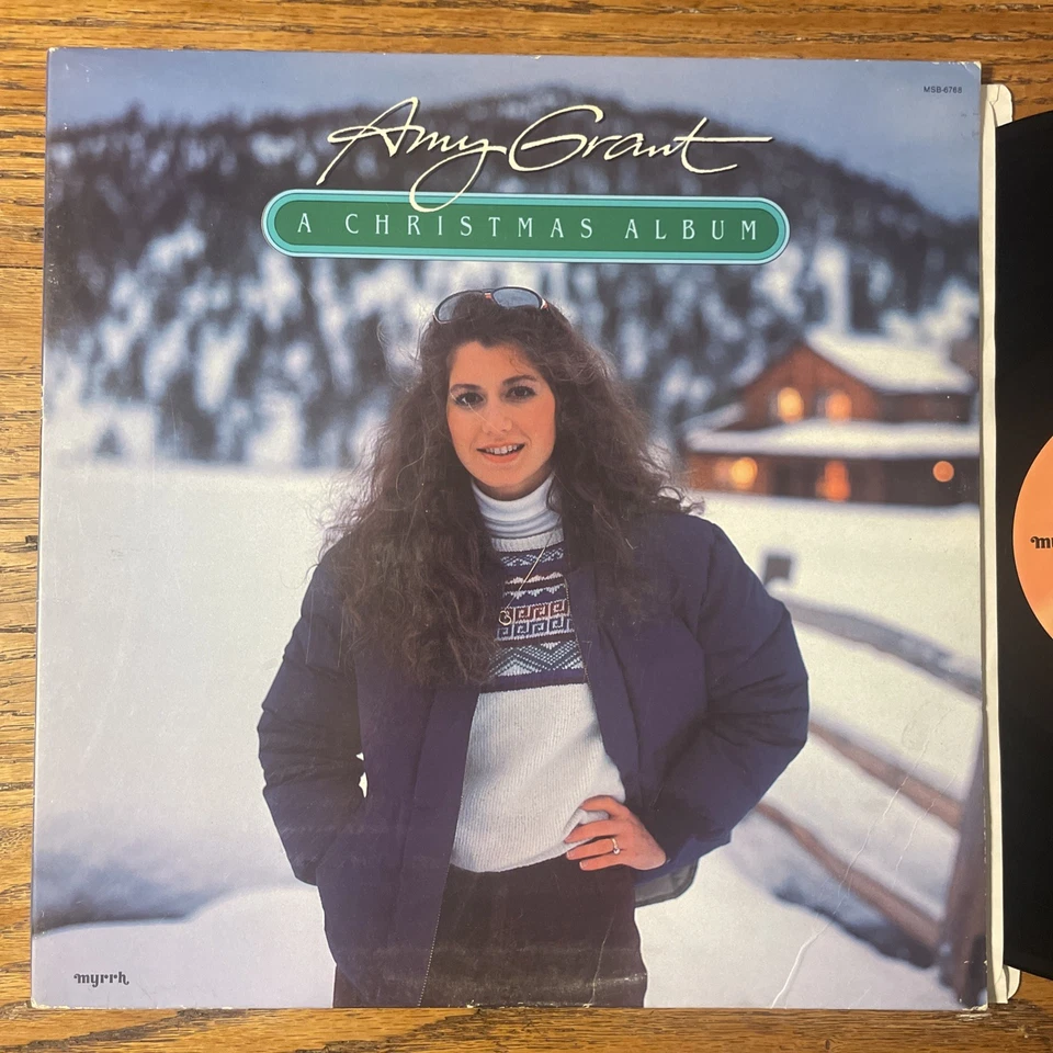 Amy Grant / A Christmas Album LP Myrrh 1st USA Press + Inner GF Xian Holiday EX! - Image 2 of 4