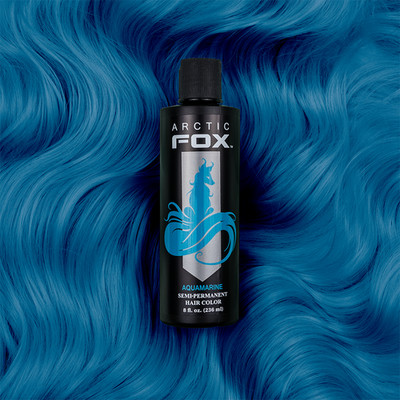 Arctic Fox Aquamarine 4/8oz. Semi-Permanent Vegan Hair Dye Color Cruelty Free