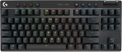 Logitech G PRO X TKL LIGHTSPEED Gaming-Tastatur kabellos US QWERTY Schwarz