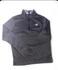 adidas Golf Men's Gray 1/4 Zip Mock Neck Long Sleeve Pullover, Size M — photo 1