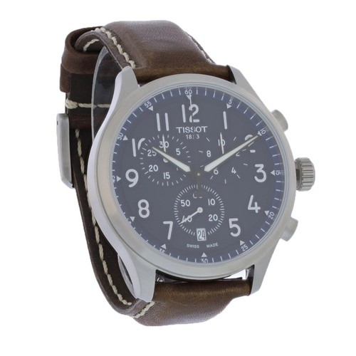 Tissot Chrono XL Uomo, Quadrante Blu, Cinturino In Pelle, Movimento Al Quarzo, Cronografo, 45 Mm, Referenza T116.617.36.042.00 - 4