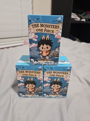 Pop Mart The Monsters x One Piece Series Figures Labubu - 3 Pack Authentic