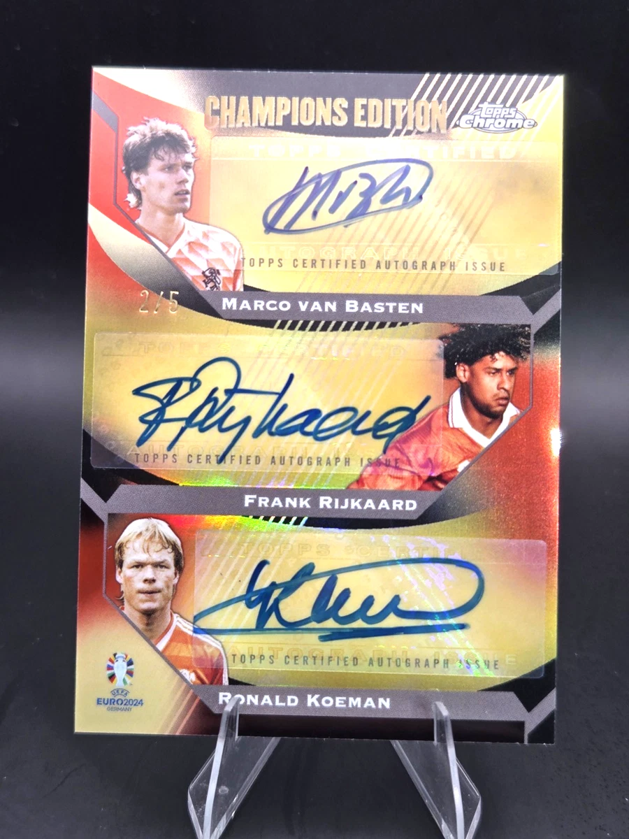 Marco van Basten Soccer Autographed Sports Trading Cards