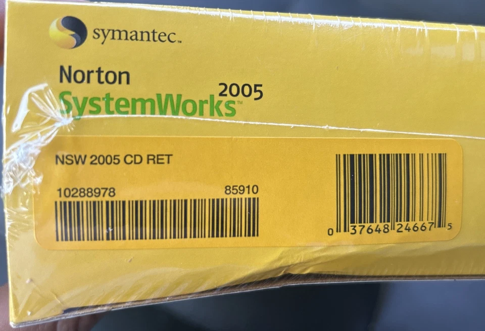 Norton 2002 System Works 2.0 Mac 05 Symantec Sealed NIB Vintage Computer Sealed - Image 2 of 4