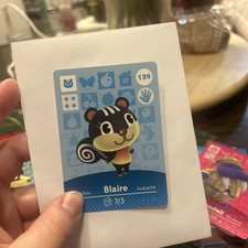 Nintendo Animal Crossing Amiibo Card Series 2 139 Blaire Authentic Mint