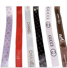 Luxury Designer Ribbon Set   18 Yards Total 3 Yards Each Design   1 Inch Width