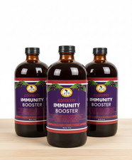 Elderberry Immunity Booster 100 Natural Organic Pack of 3 Tonic 16 oz bottle