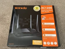 Tenda AC6 AC1200 Smart Dual Band 867 Mbps 3 Port Wireless Router