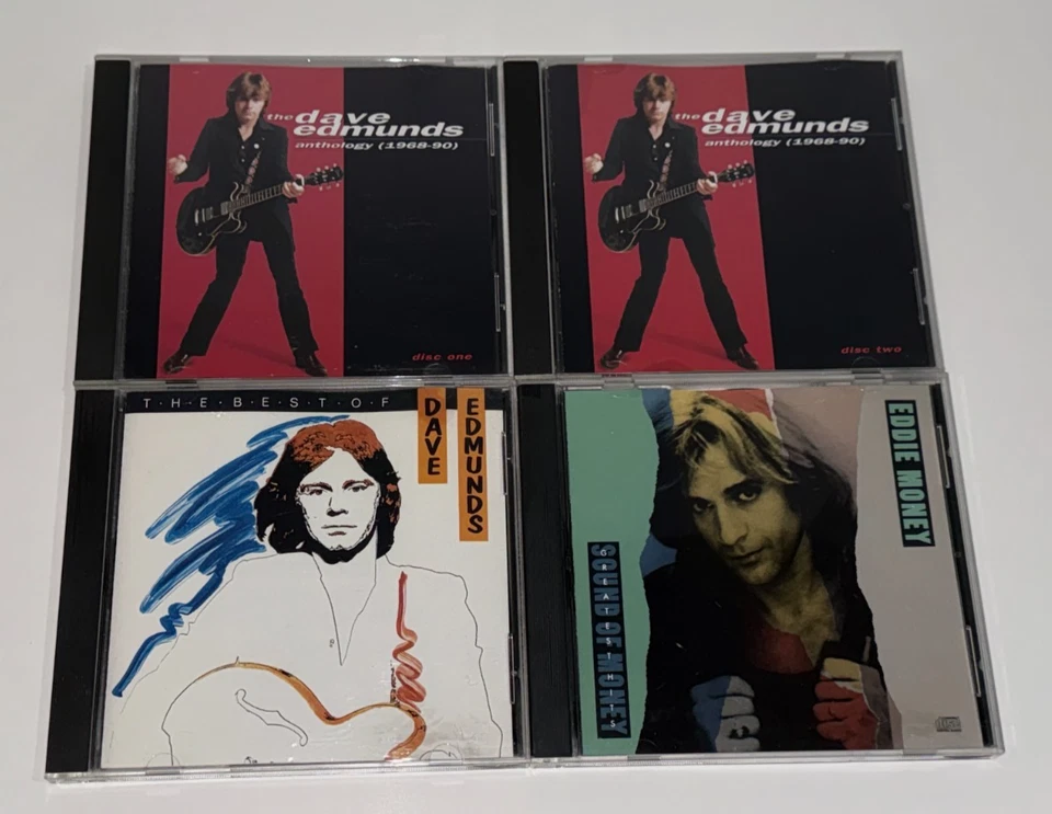Rock n Roll / Pop Rock CD Lot Dave Edmunds Ian Hunter Eddie Money Robert Gordon Foto 3 de 4