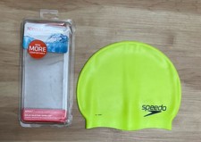 Speedo Silicone Swim Cap Adult Neon Green New