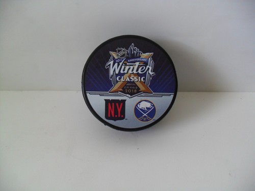 2018 NHL Winter Classic Puck - New York Ranger vs Buffalo Sabres - BRAND NEW - Picture 2 of 3