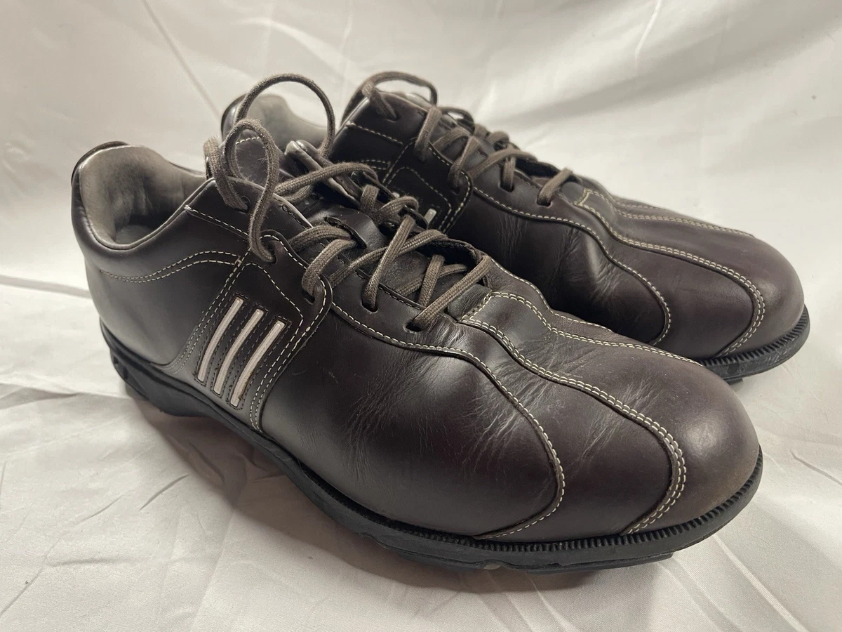 Adidas Adicross II G71683 Brown Leather Golf Shoes Mens Size 11 Adidas Adicross III Golf Shoes Brown Leather | Mercari main image 2
