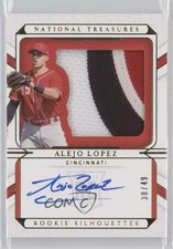 2022 Panini National Treasures Gold 30/49 Alejo Lopez #RSS-AL Auto 0tw4