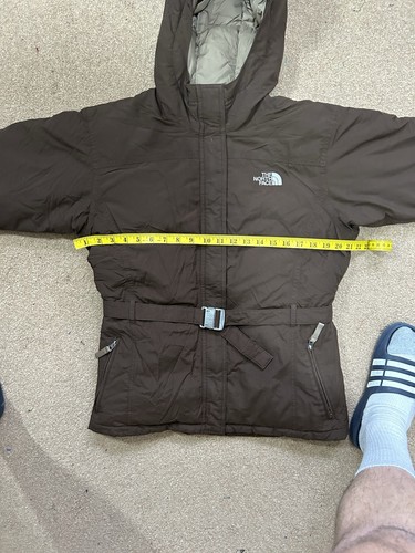 The North Face Parka Brown Full Zip Puffer Coat Girls Size XL - Picture 4 of 9