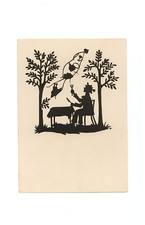 Ansichtskarte Scherenschnitt  Tischlein deck dich /21